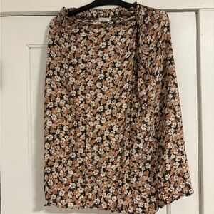 Floral Print Women's Wrap Skirt